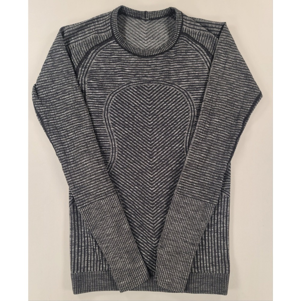 Lululemon Swiftly Tech Long Sleeve Seamless Thumbhole Top Gray Size 6?